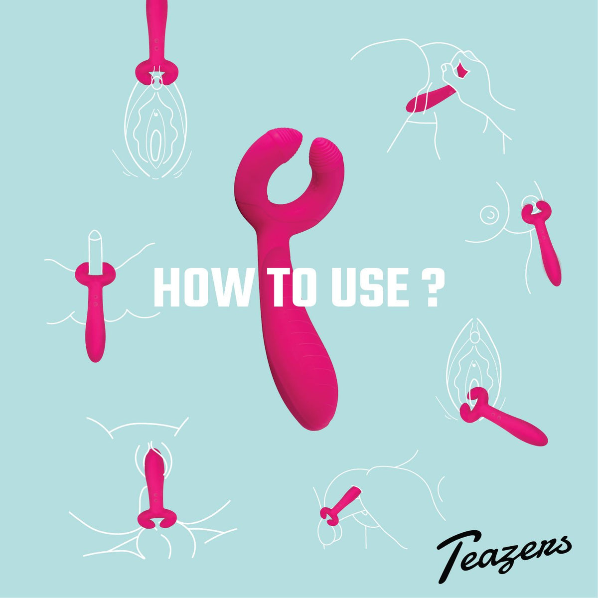 Teazers - Pair Vibrator