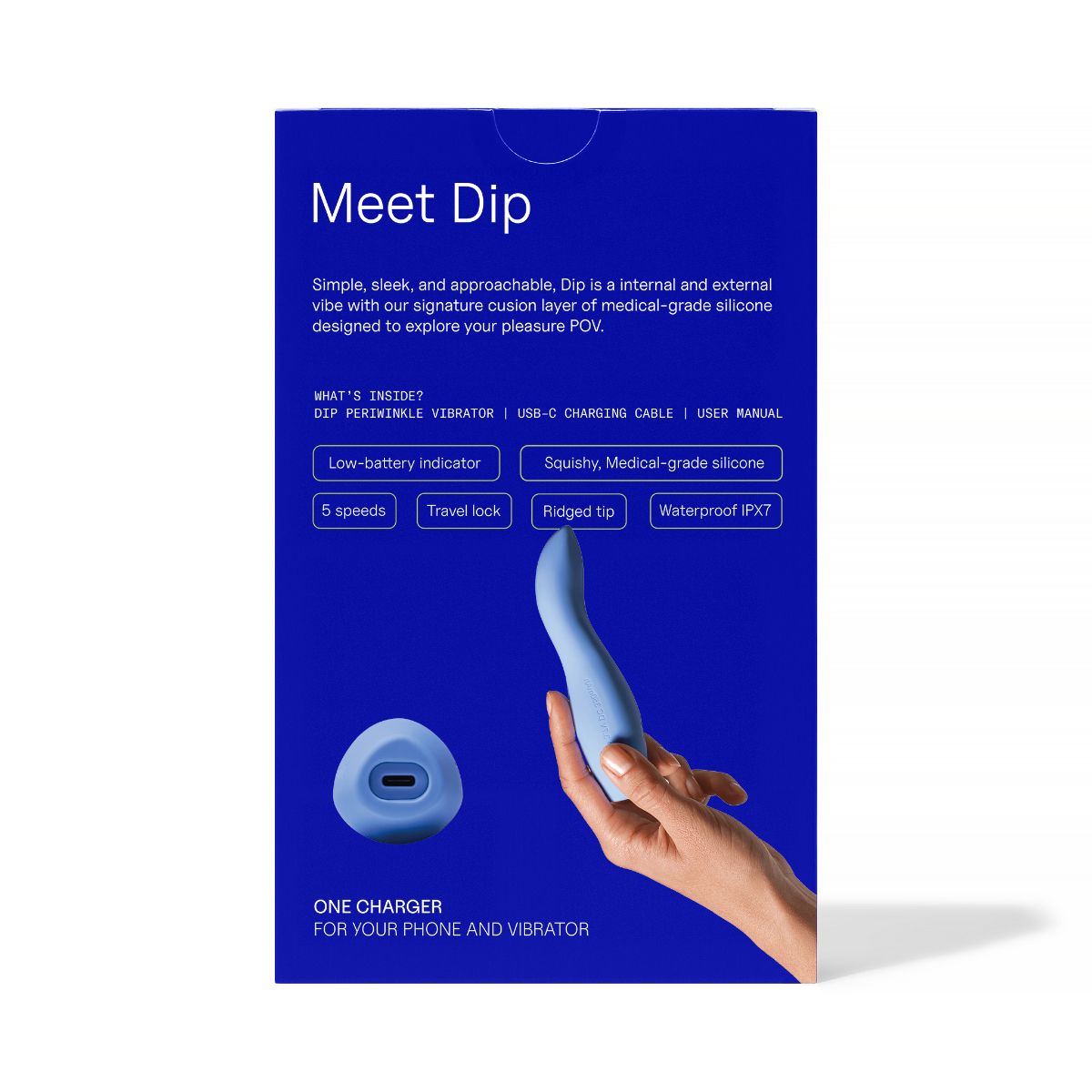 Dame - Dip 2 Versatile Vibrator - Purple