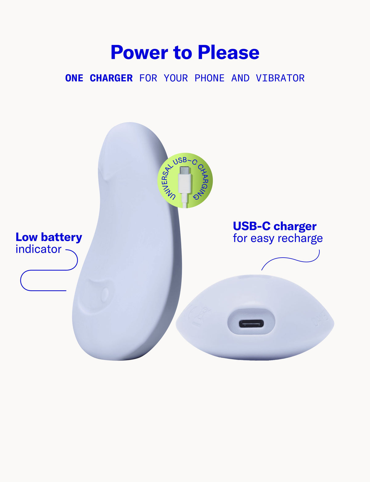 Dame - Pom Flexible Vibrator - Ice