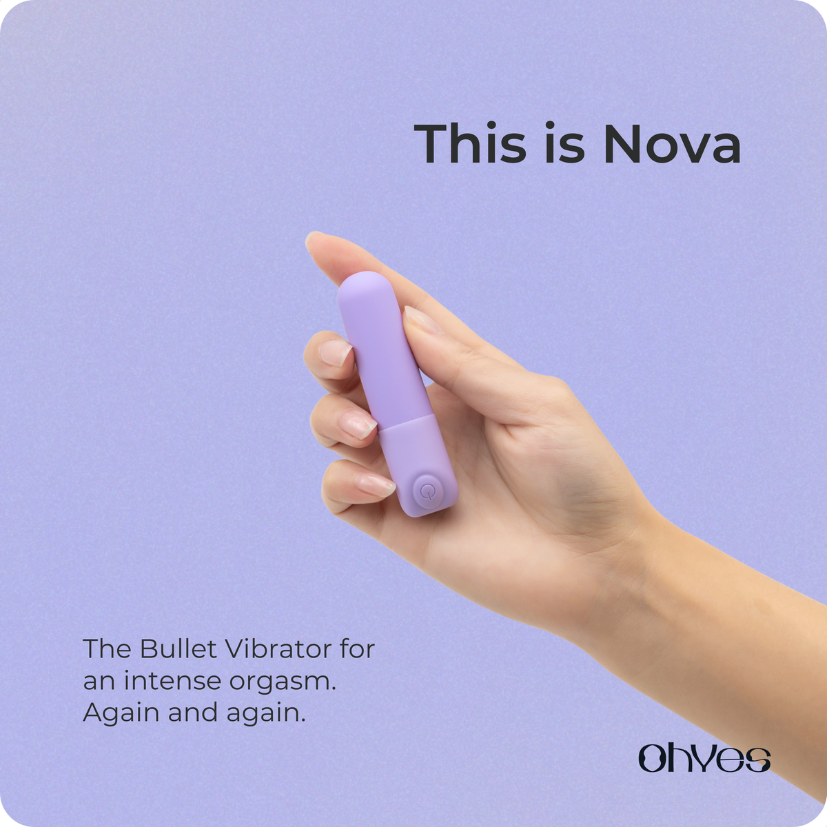 OHYES Mini Bullet Vibrator - Lavender