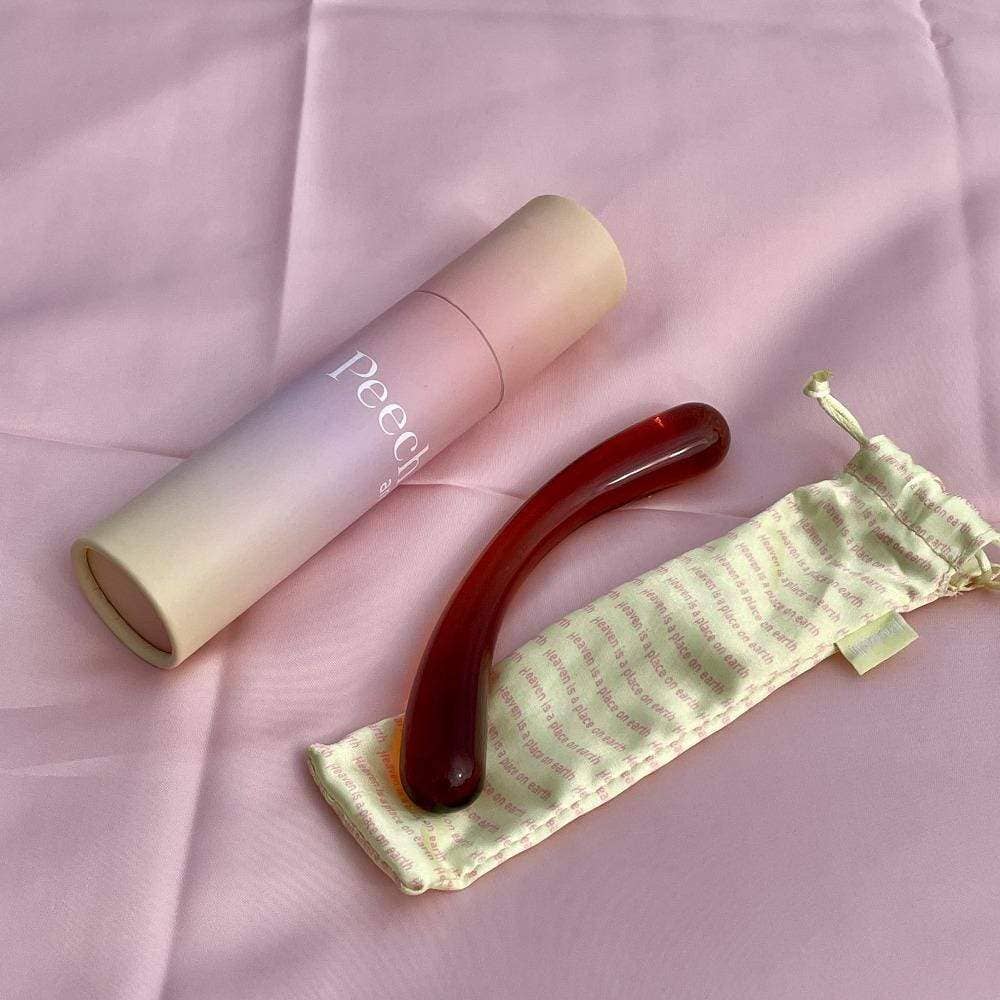 Amber – Glass dildo