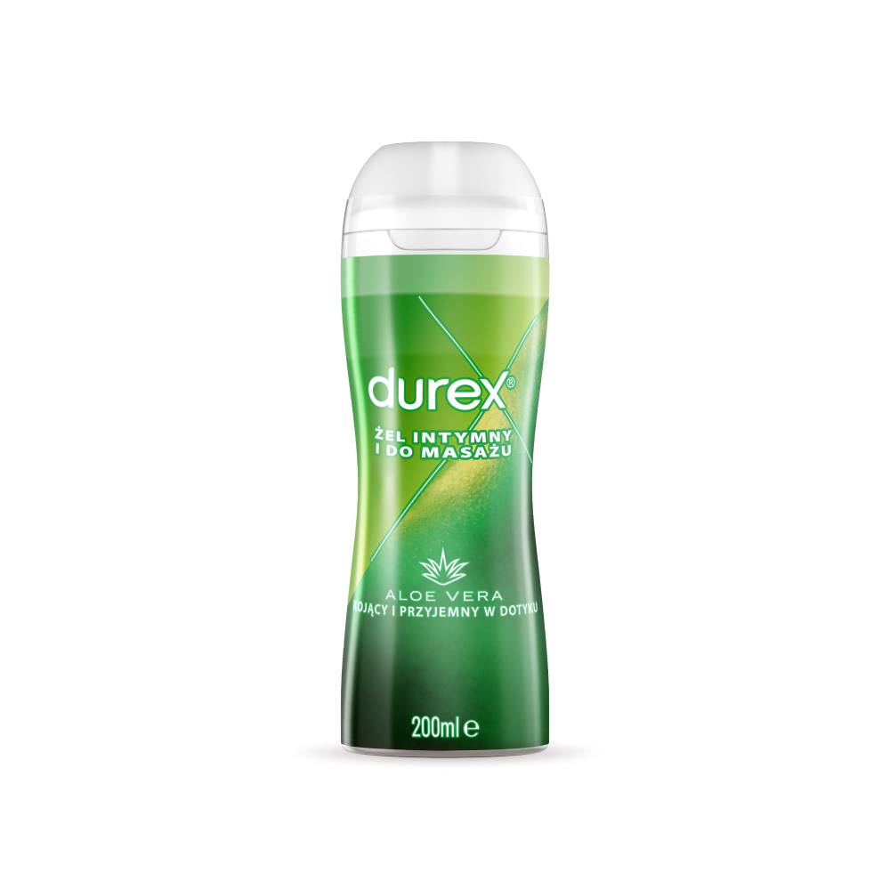 „Durex Aloe Vera“ raminantys masažai ir intymus gelis 200 ml