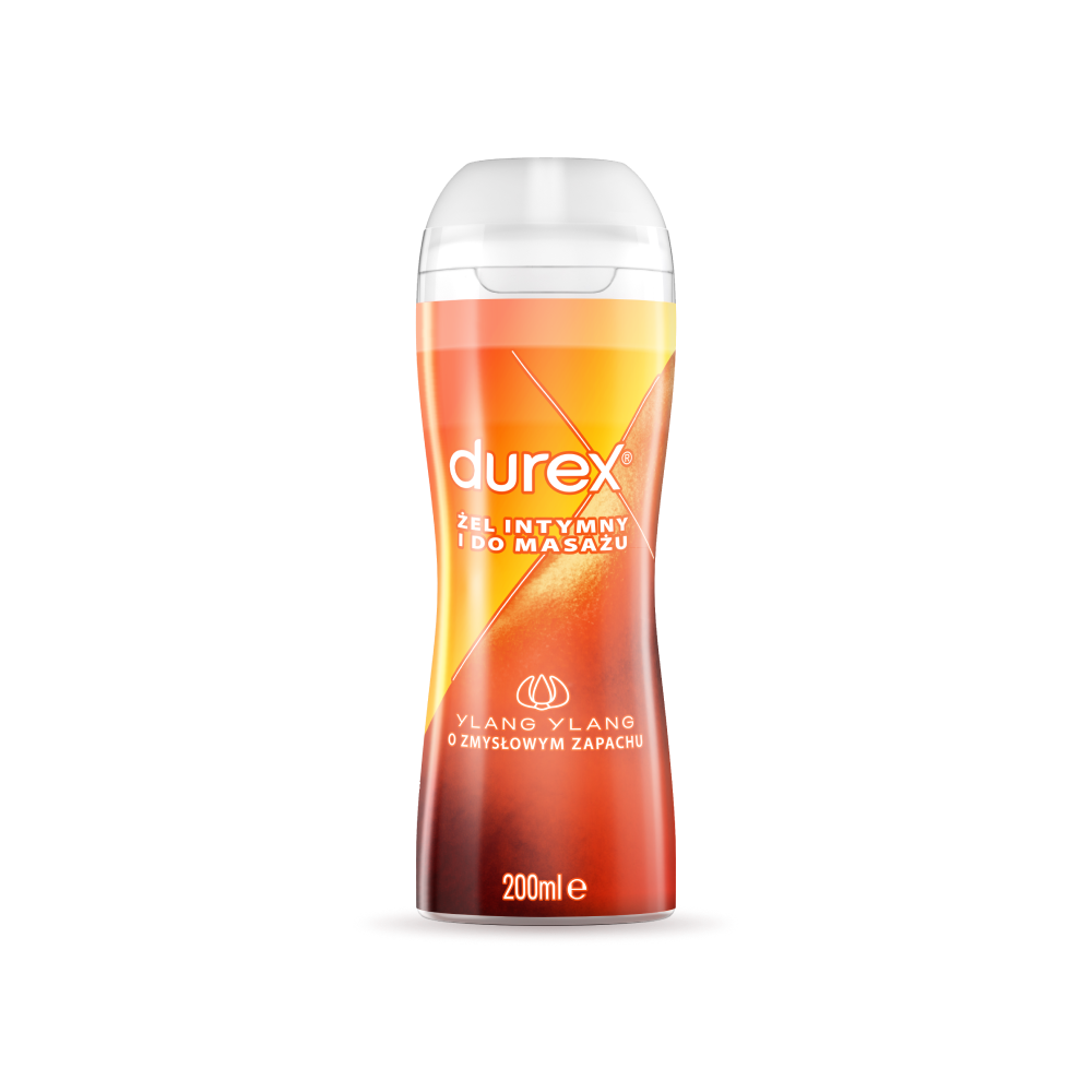 Durex Lube Ylang Ylang sensuaalne massaaž ja intiimne geel 200 ml