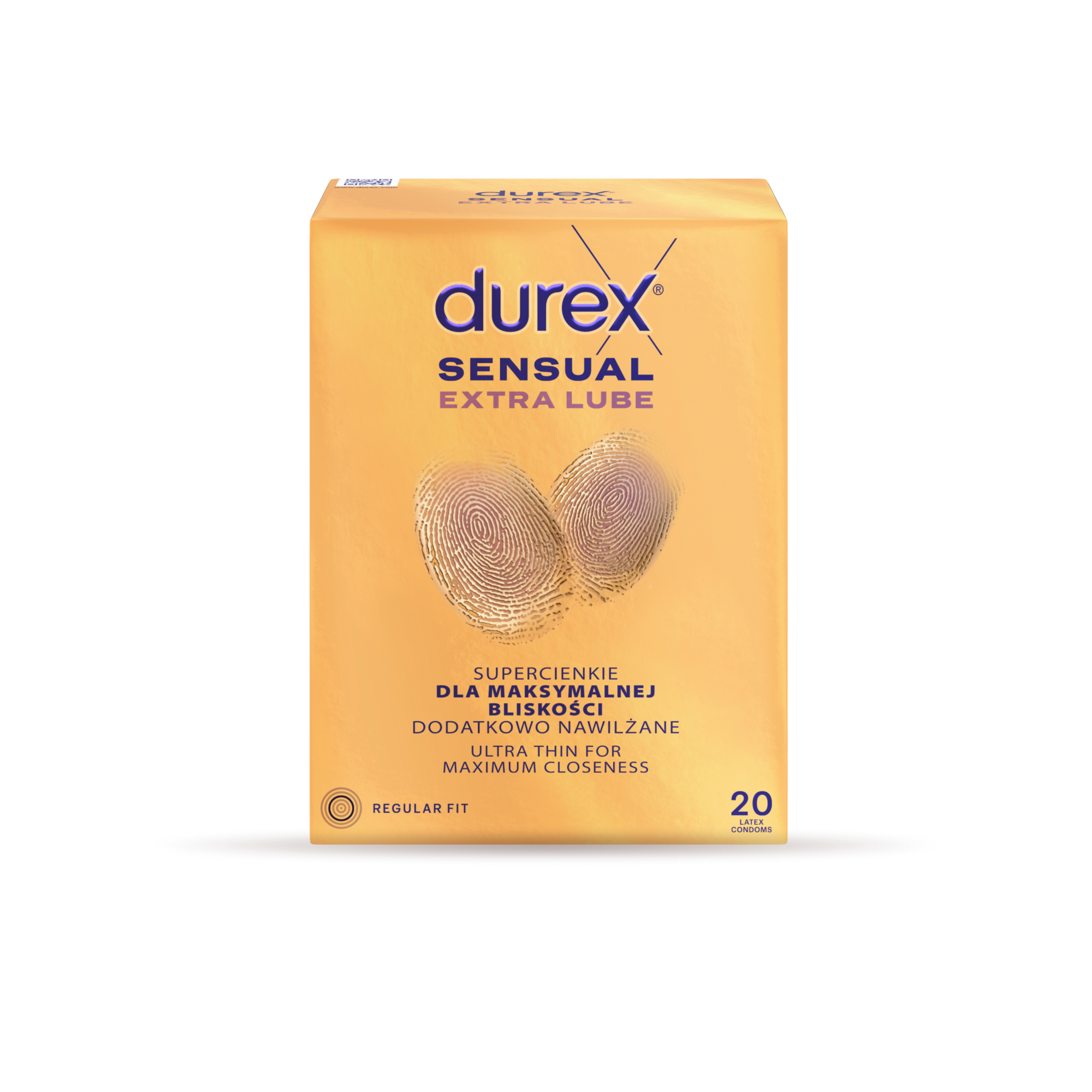 Durex Sensual Extra Lube prezervatīvi