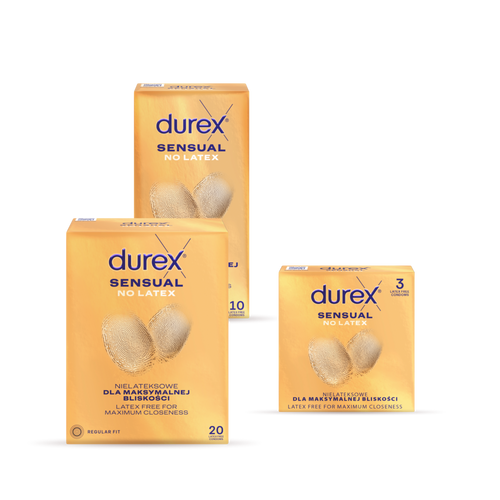 „Durex Sensual“ iš latekso prezervatyvų
