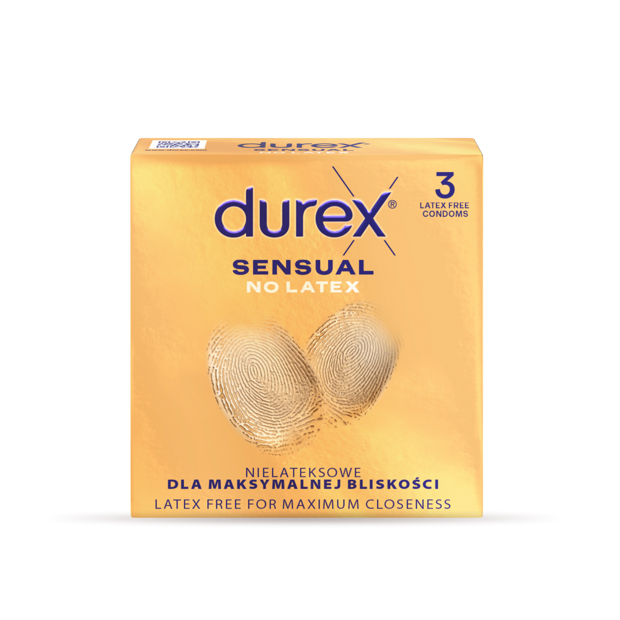 Durex Sensual No Latex prezervatīvi