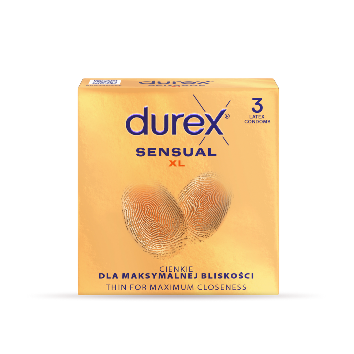 Durex sensuaalsed XL kondoomid