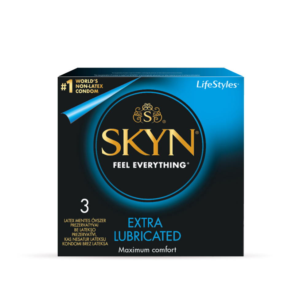 Skyn Extra Lubricated prezervatīvi