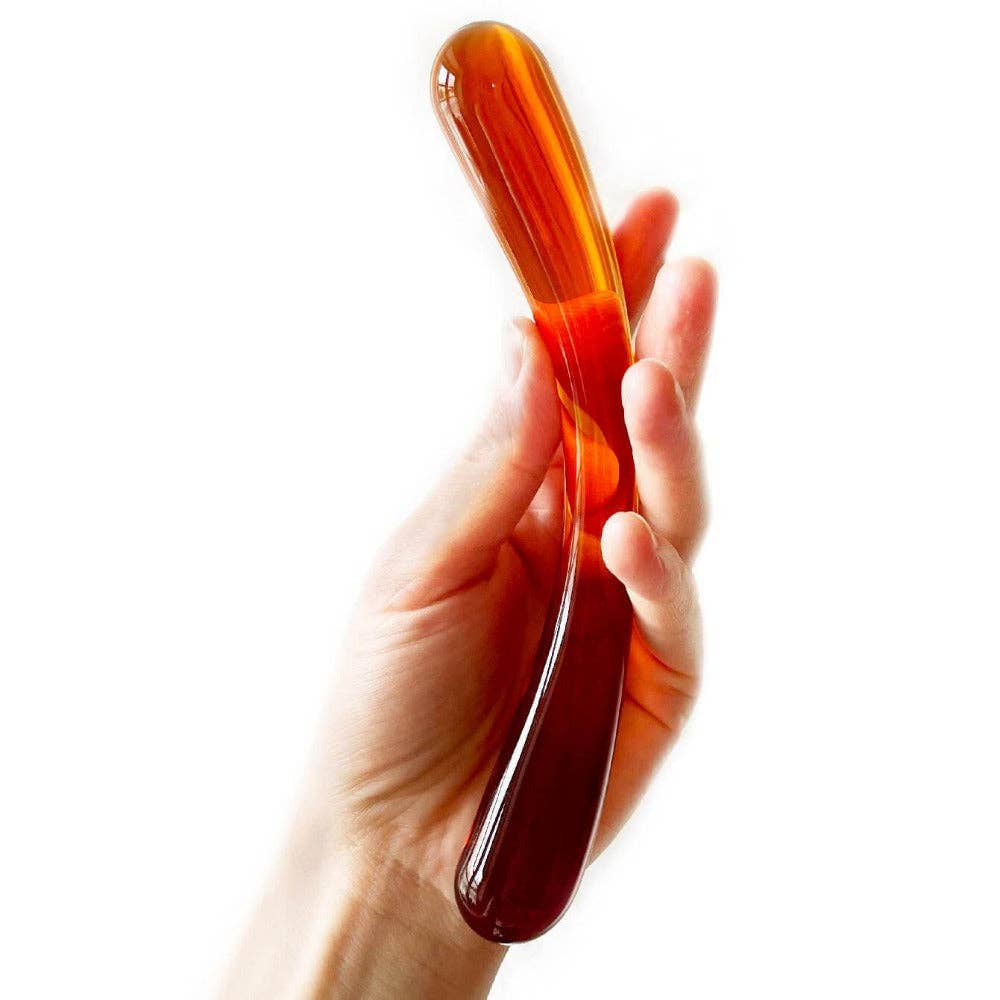 Amber – Glass dildo
