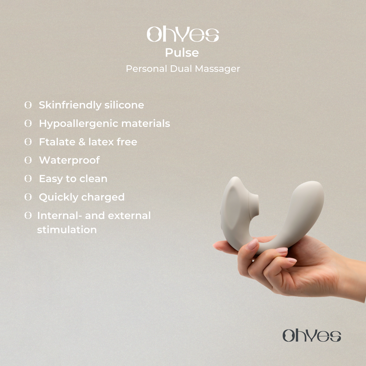 Dual Air Pressure and G Spot Vibrator - OHYES Pulse
