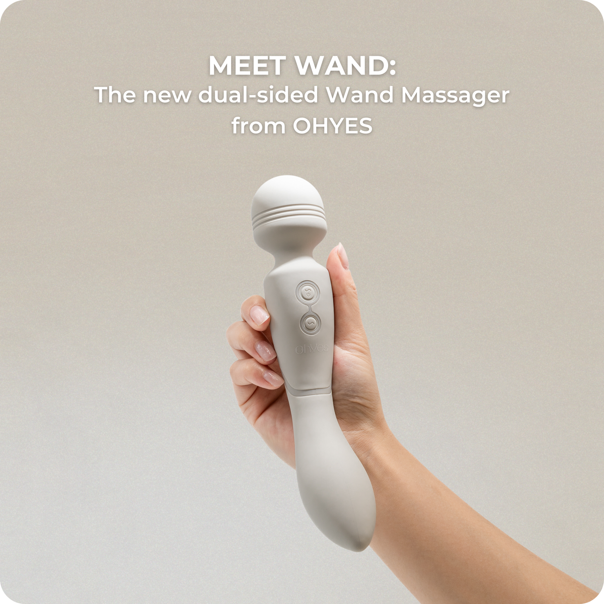 OHYES Magic Wand Vibrator - Dual Wand and G Spot Massager