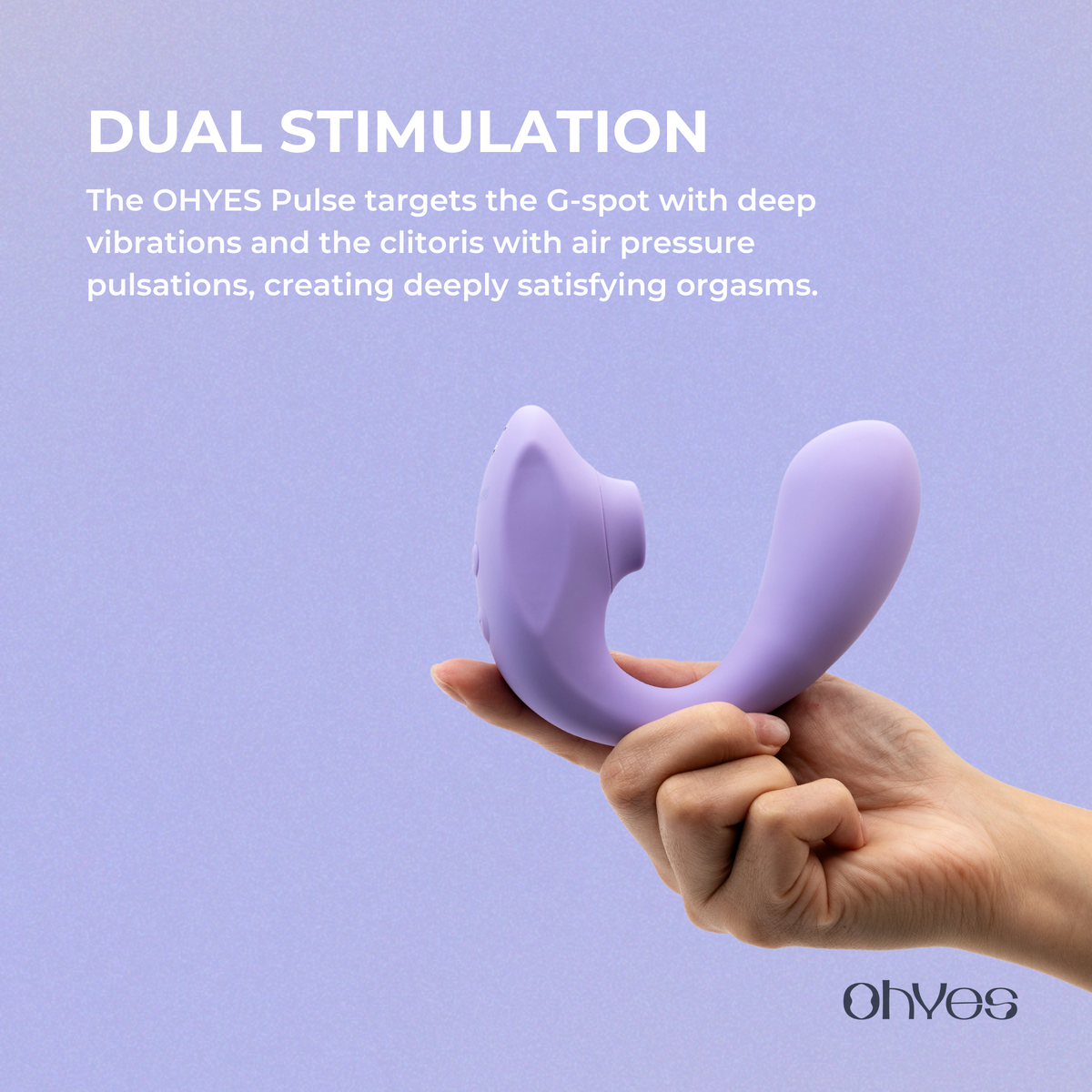 Dual Air Pressure and G Spot Vibrator - OHYES Pulse