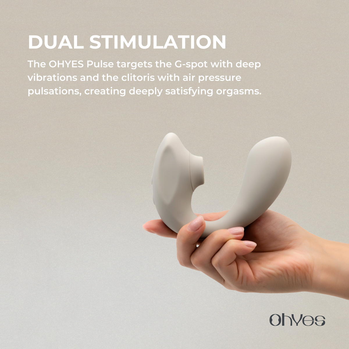 Dual Air Pressure and G Spot Vibrator - OHYES Pulse