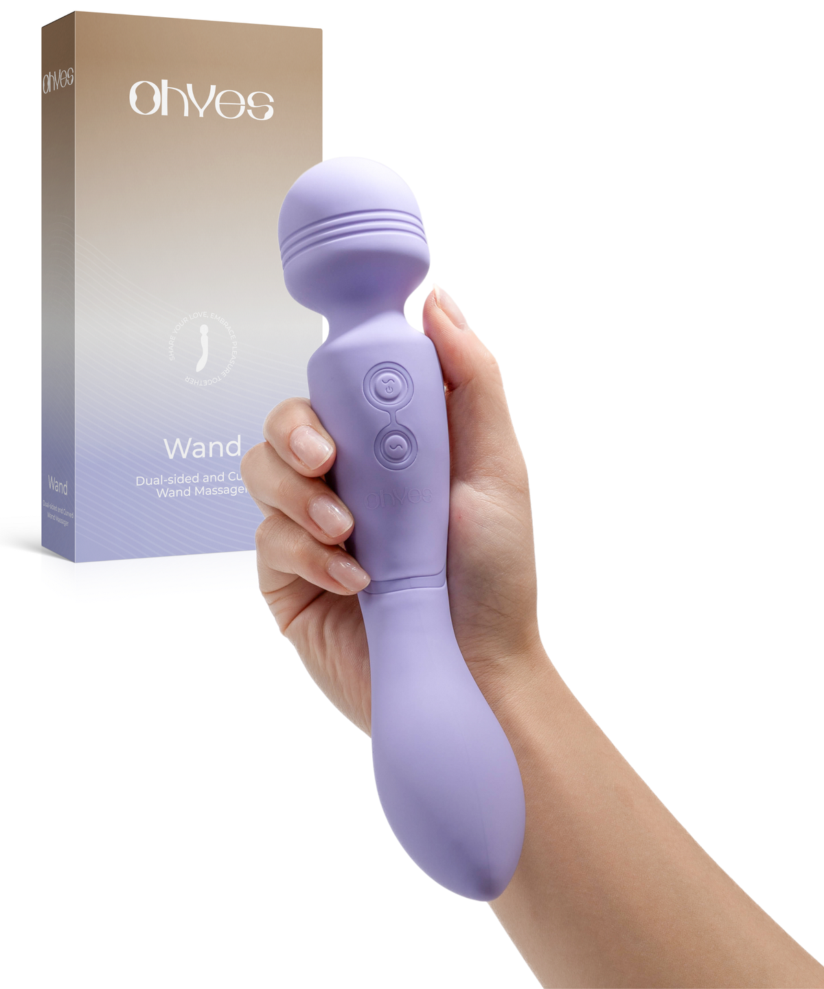OHYES Magic Wand Vibrator - Dual Wand and G Spot Massager