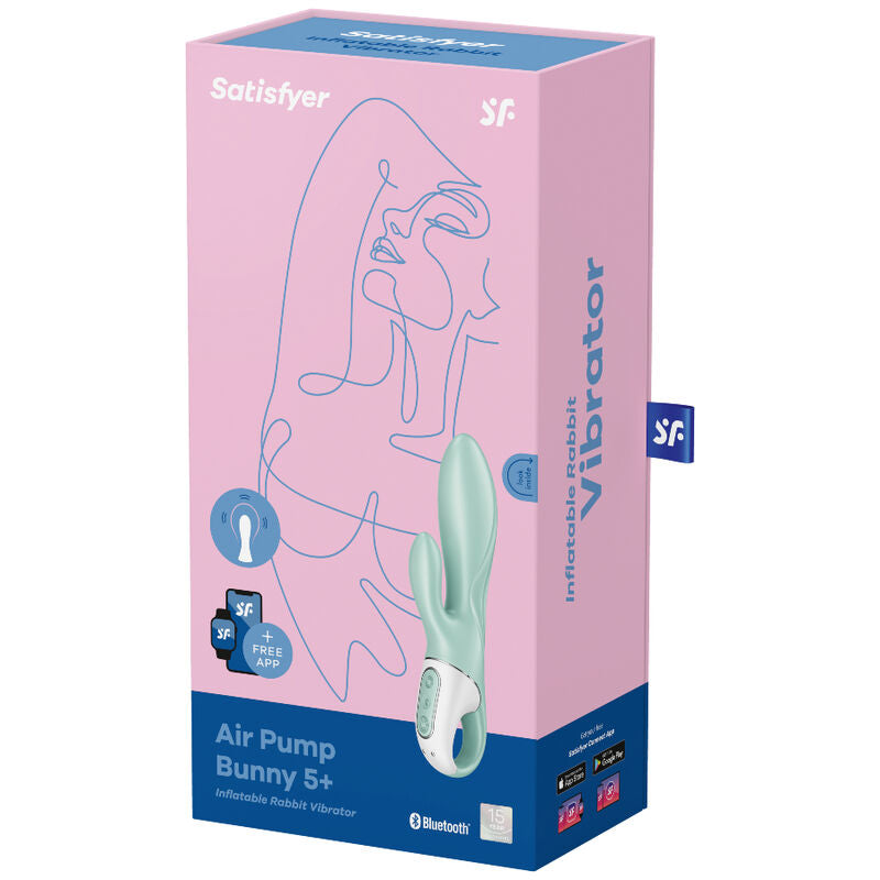 Satisfyer Air Pump Bunny 5+ Green