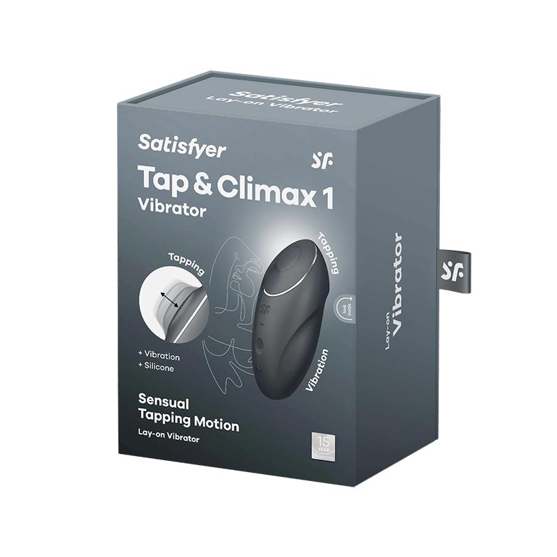 Tap & Climax 1 Vibrator Grey